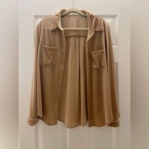 12th Tribe- Somewhere New Velvet Blouse (S)